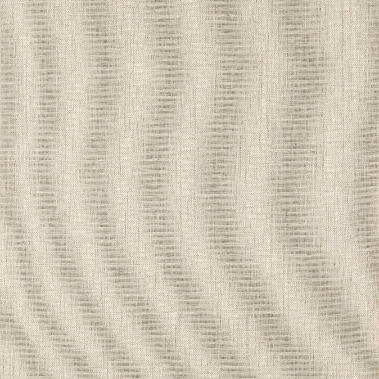 Pale greige paper wallcovering with a fine irregular crosshatched linen texture