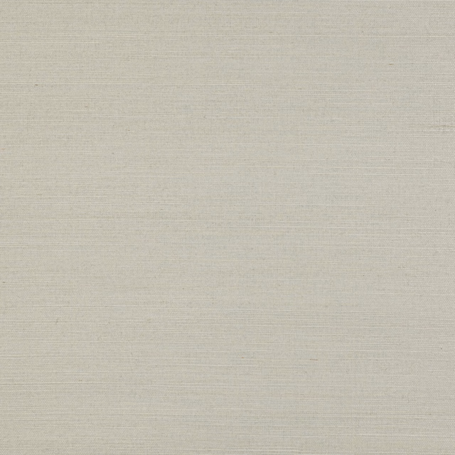Pale clay beige grasscloth wallpaper with fine horizontal sisal fibres