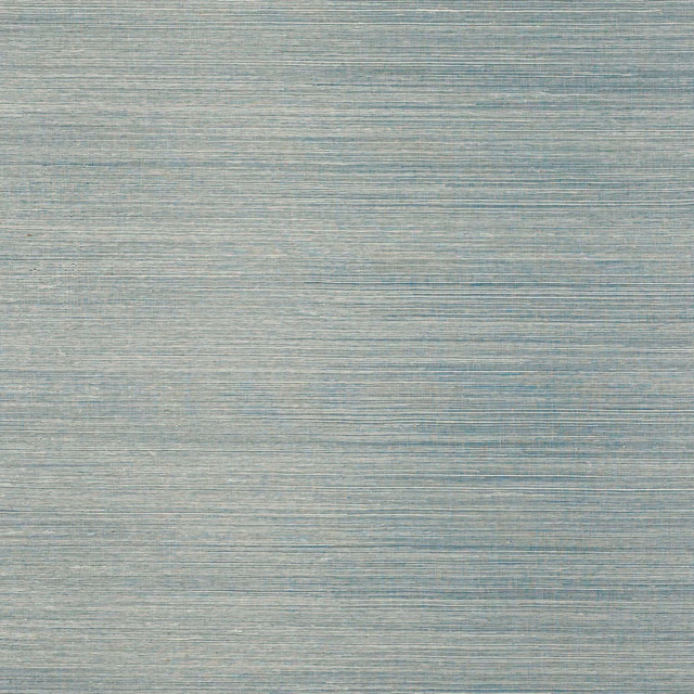 Muted ocean blue-grey wallpaper with fine horizontal sisal striations