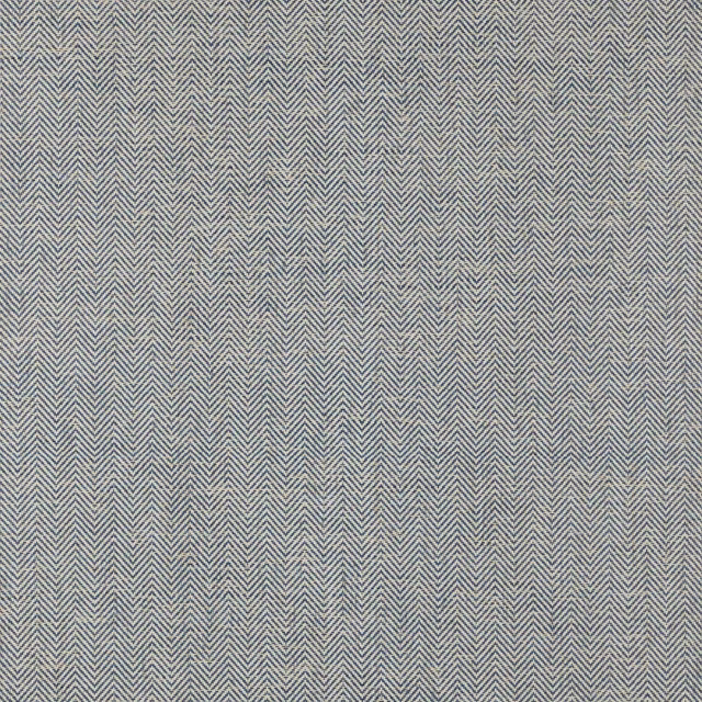 Muted indigo and pale grey paper wallpaper in a fine repeating chevron