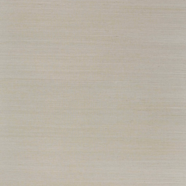 Pale taupe sisal wallpaper with fine horizontal striations and a softly matte surface