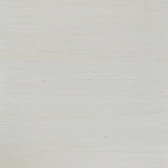 Pale pearl wallpaper with fine horizontal sisal texture and subtle ivory variation