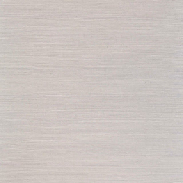 Pale greige sisal wallcovering with fine horizontal striations and subtle woven texture