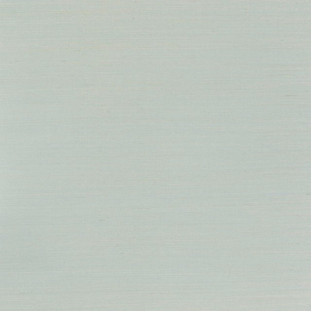 Pale seaglass blue-green wallpaper with fine horizontal sisal texture and subtle tonal variation