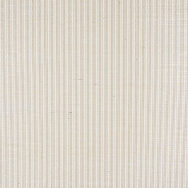 Pale beige sisal wallpaper with fine, closely spaced vertical stripe texture