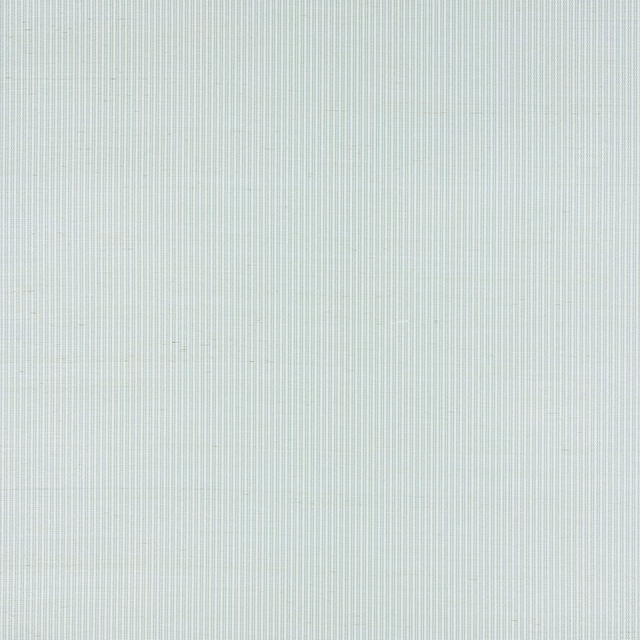 Pale celadon sisal wallpaper with fine vertical lines and subtle natural texture