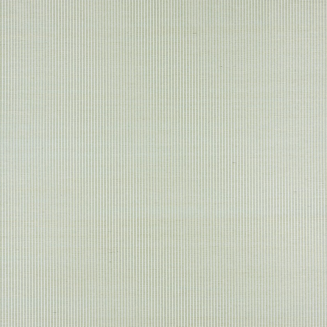 Pale oak green sisal wallpaper with fine, closely spaced vertical striations