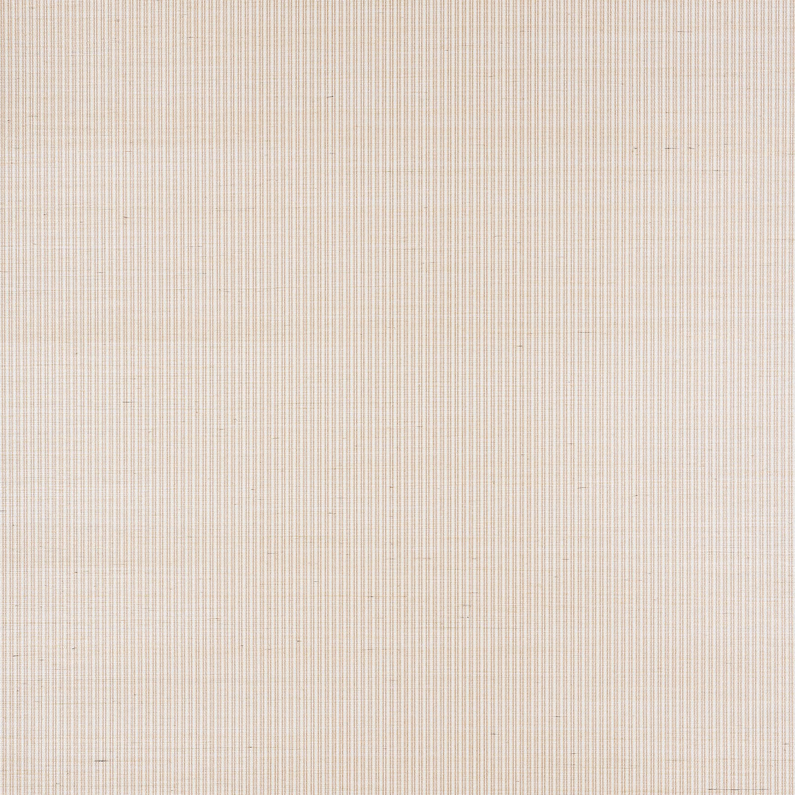 Pale russet sisal wallpaper with closely spaced vertical pinstripes and tactile natural weave