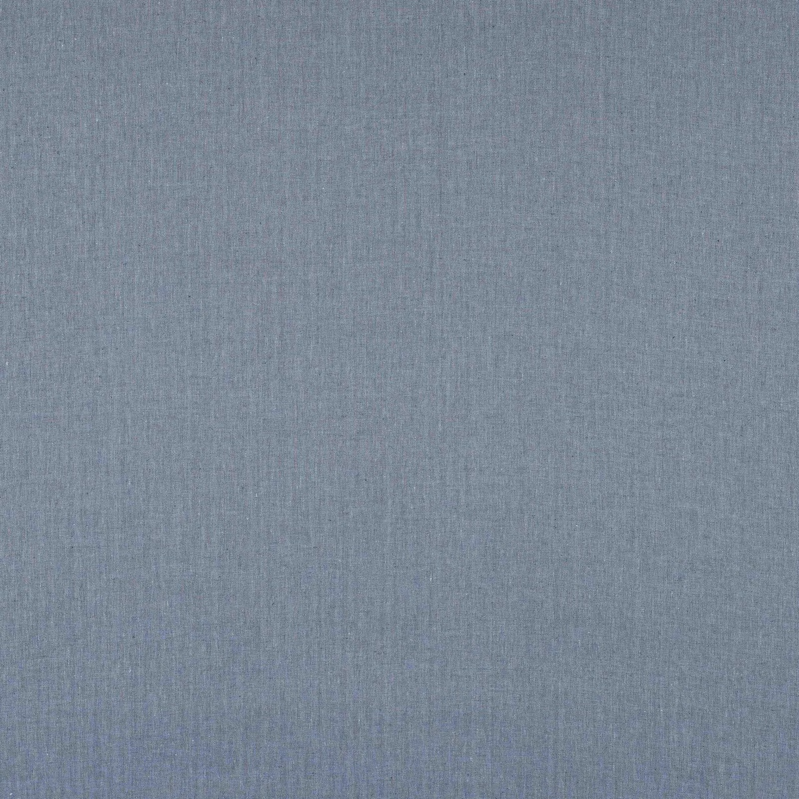 Cool blue-grey linen wallcovering with a fine, softly striated woven surface