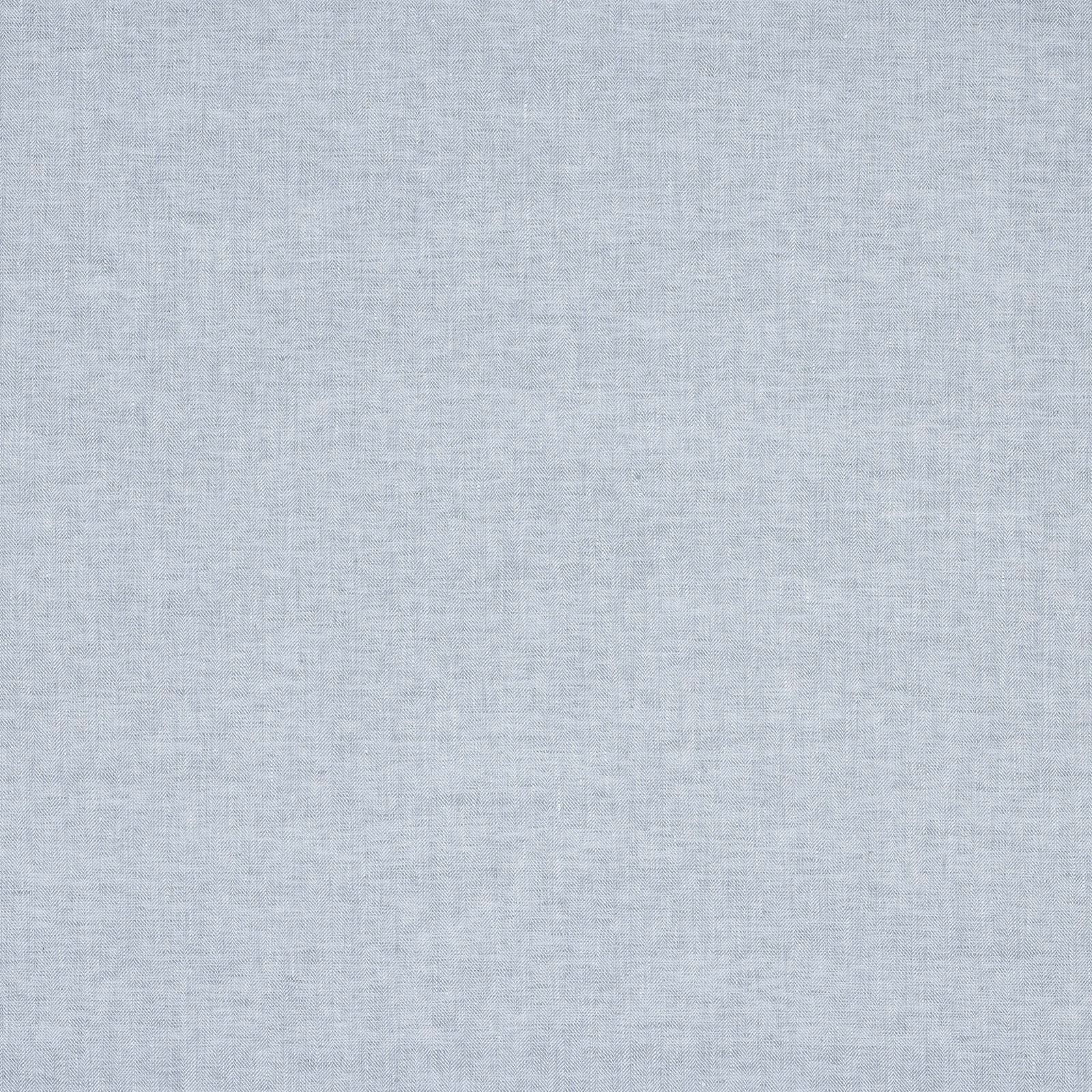 Pale blue linen wallcovering with a fine, softly crosshatched woven texture