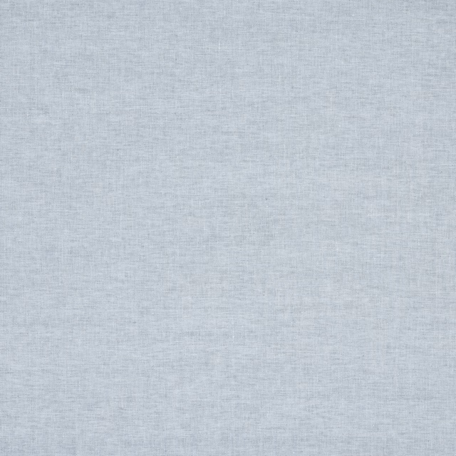 Pale blue linen wallcovering with a fine, softly crosshatched woven texture