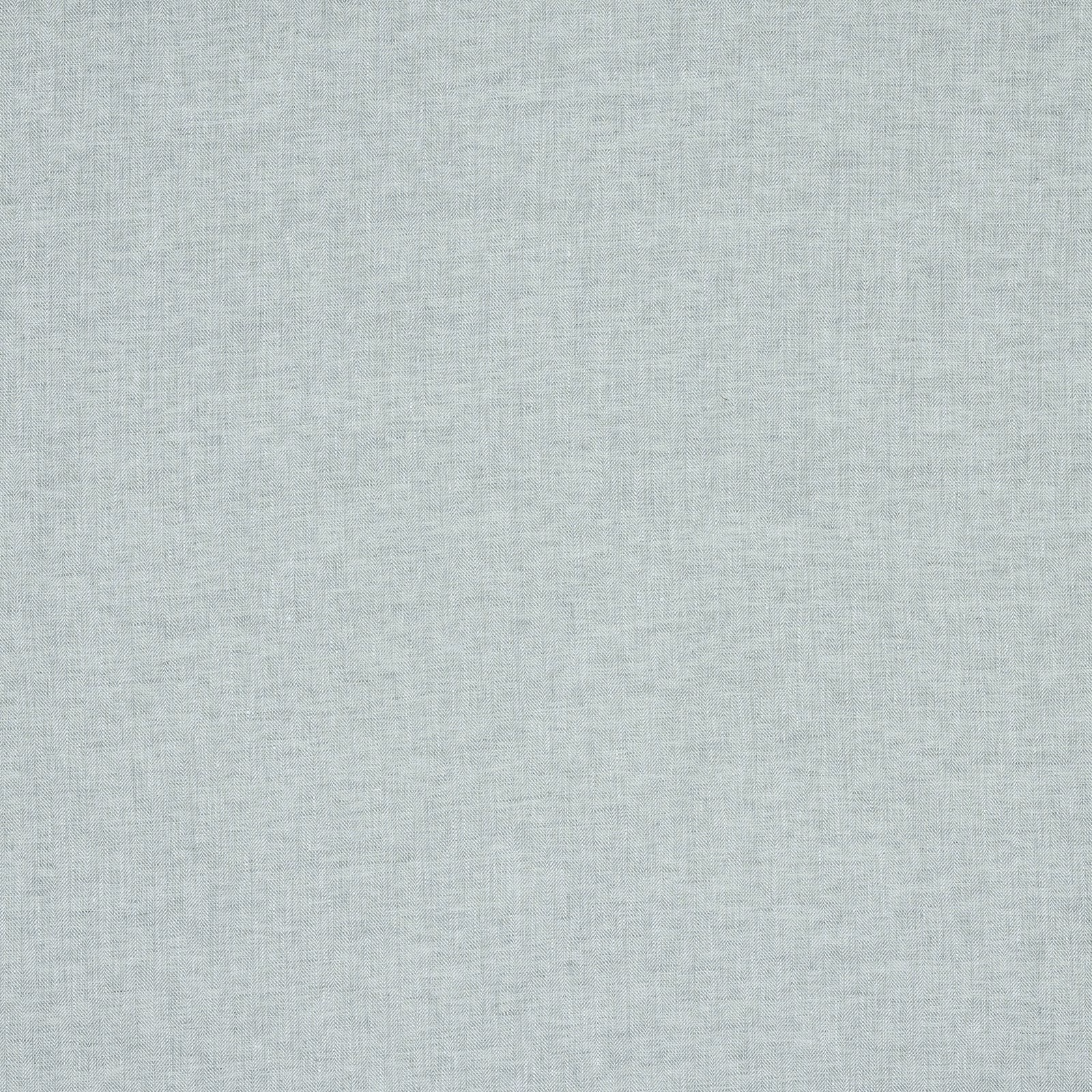 Pale grey-green linen wallcovering with a softly mottled, fine woven surface