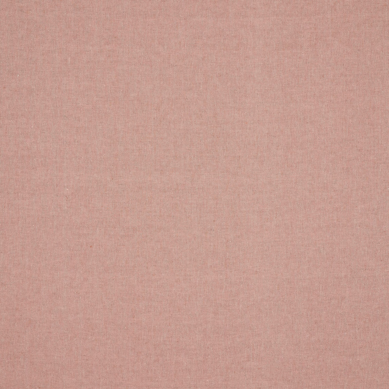 Dusty terracotta pink linen-textured plain wallcovering with subtle tonal weave