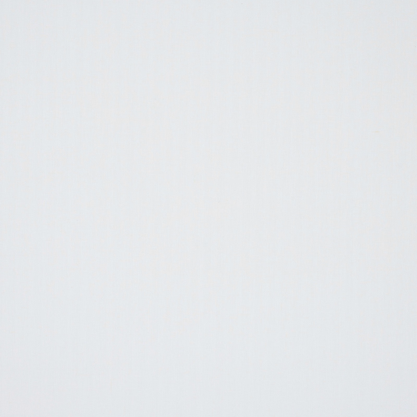 Cool white linen wallcovering with subtle vertical striations and an almost plain surface