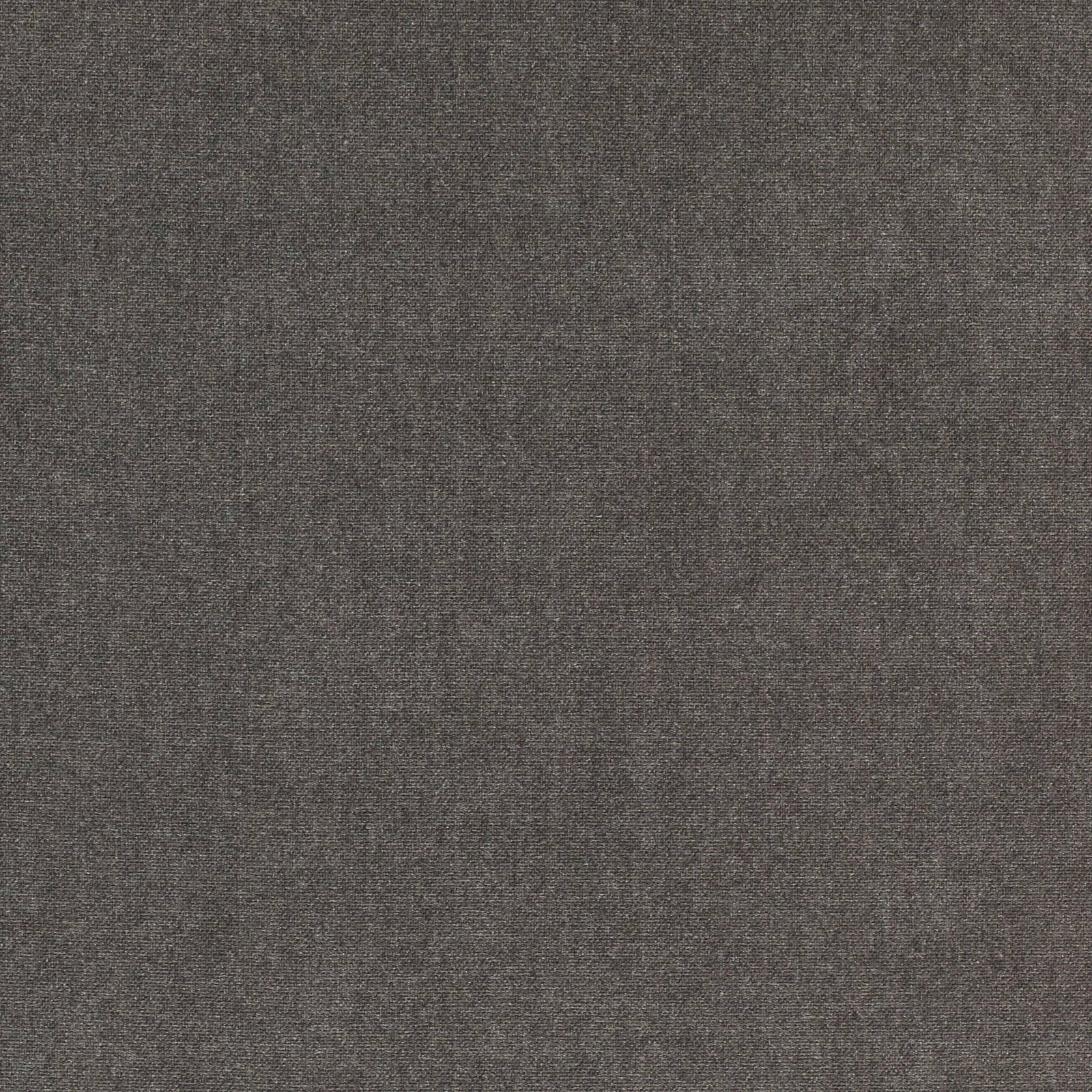 Close-up of a warm graphite grey plain-woven fabric with fine texture