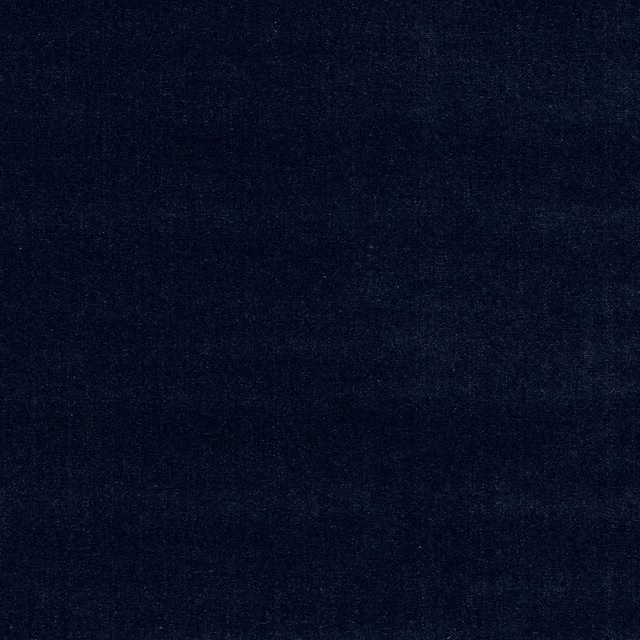 Close-up of deep navy-gunmetal plain weave fabric with fine texture
