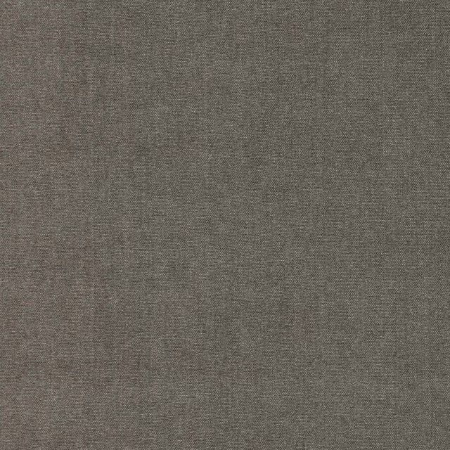 Muted taupe plain-woven fabric swatch with fine, textured surface
