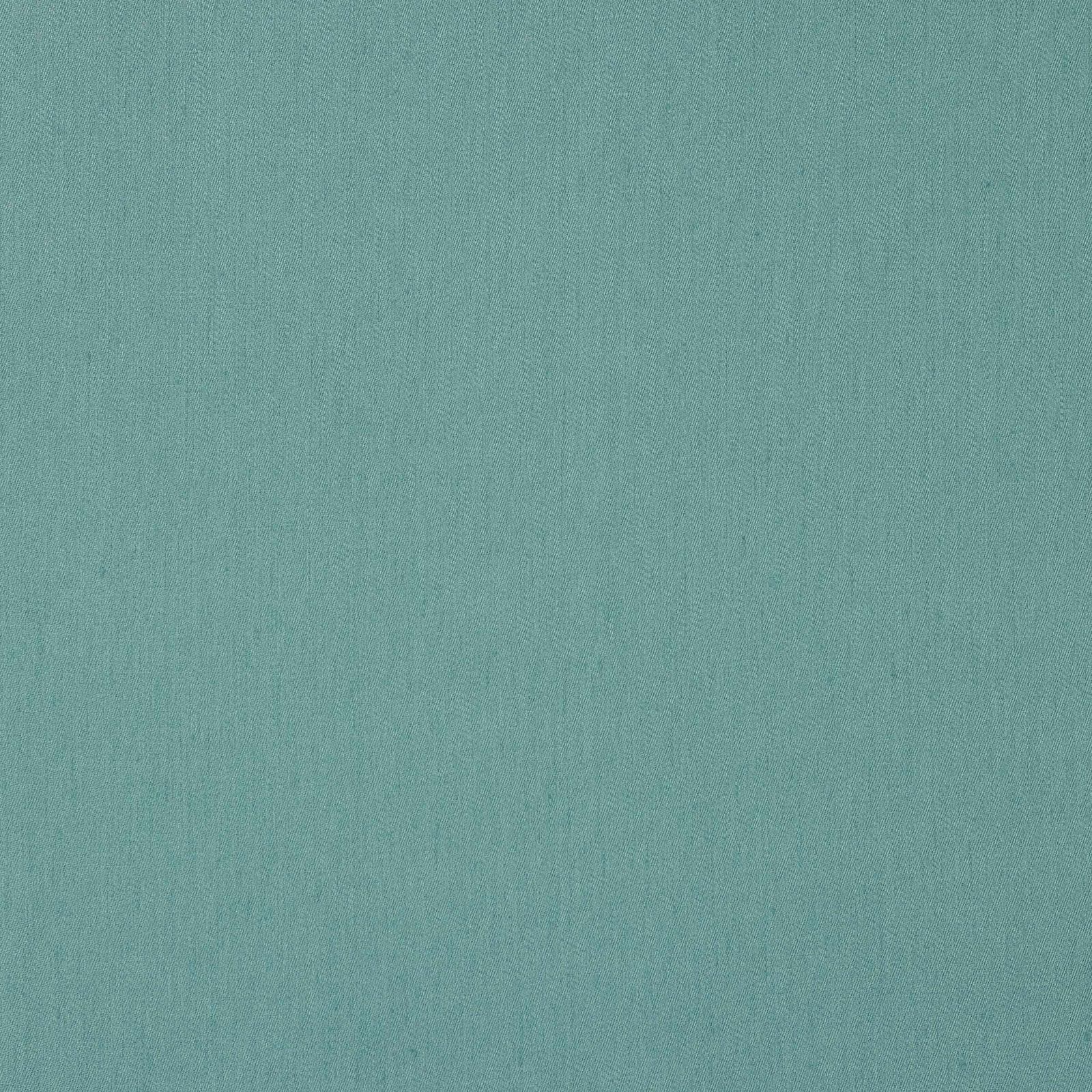 Soft aqua linen fabric with a subtle plain weave and natural texture