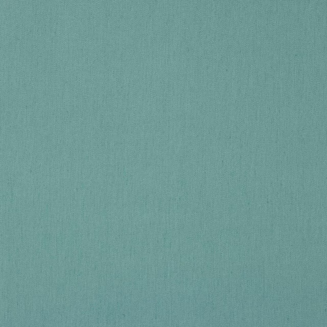 Soft aqua linen fabric with a subtle plain weave and natural texture