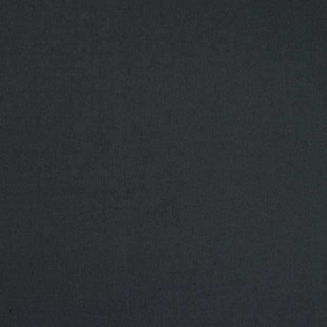 Dark charcoal linen swatch with fine plain weave and matte texture