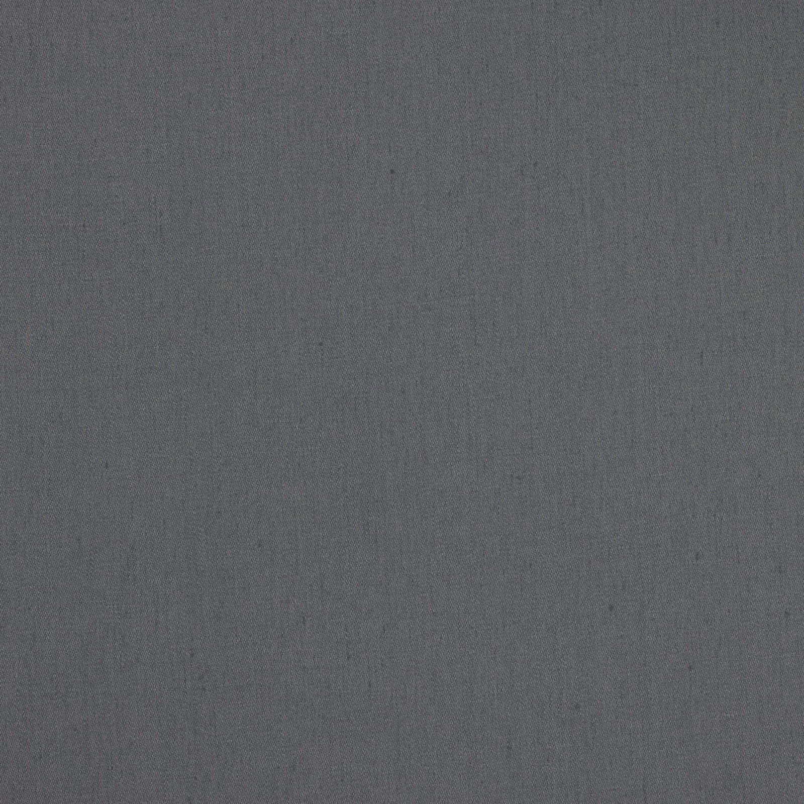 Flat swatch of deep gunmetal grey linen with a subtle natural slub