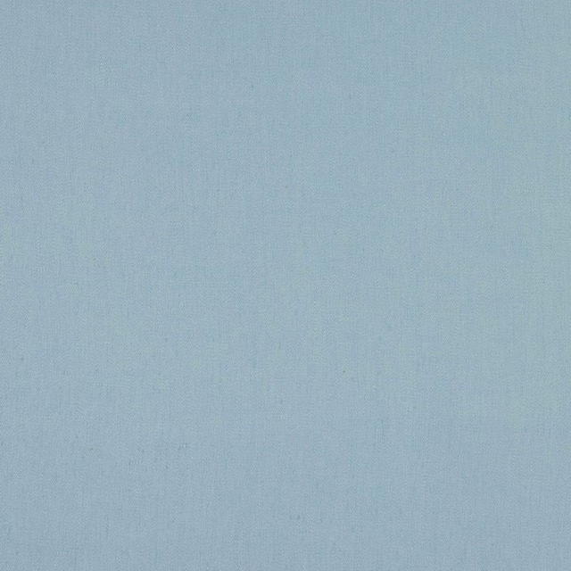 Pale sky-blue linen fabric with a fine plain weave and soft texture
