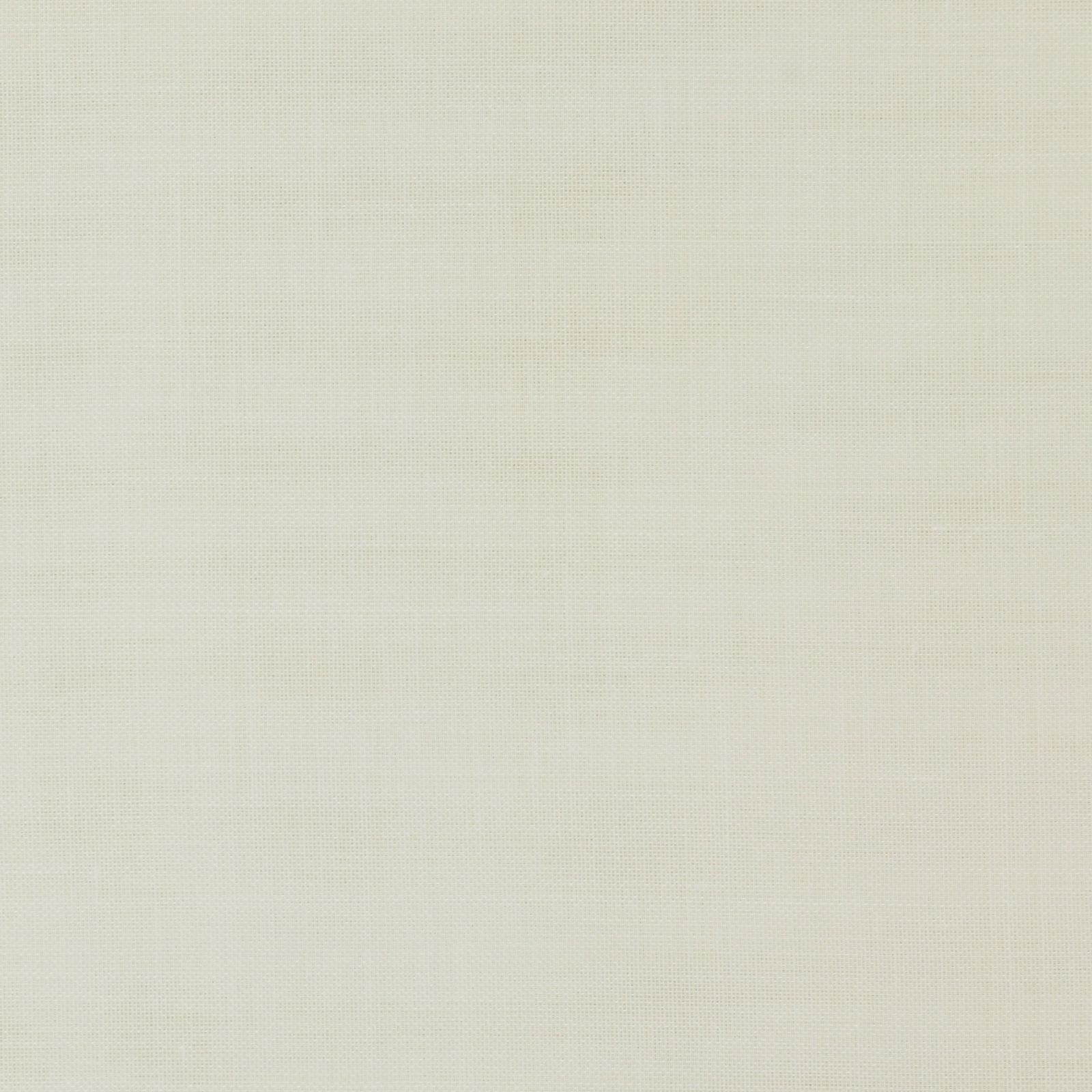 Close-up of soft ivory cream plain weave fabric with a fine, even texture