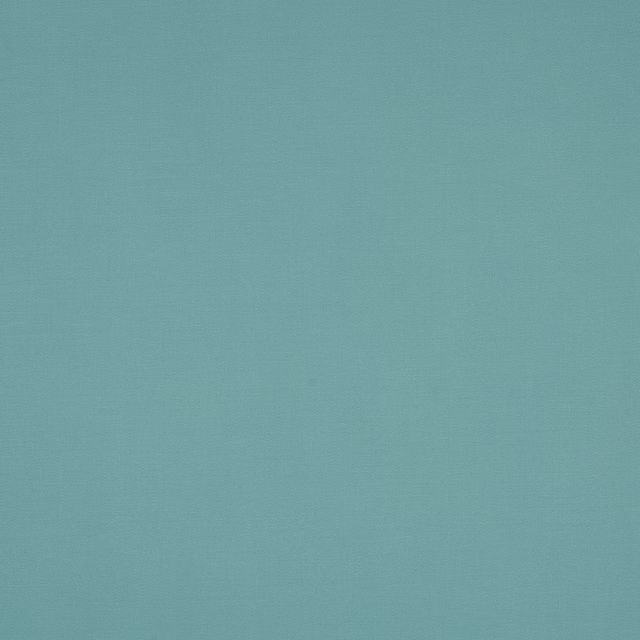 Solid soft aqua teal cotton fabric with a smooth, fine weave
