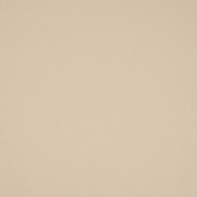 Plain soft champagne-ivory cotton fabric with a smooth matte surface