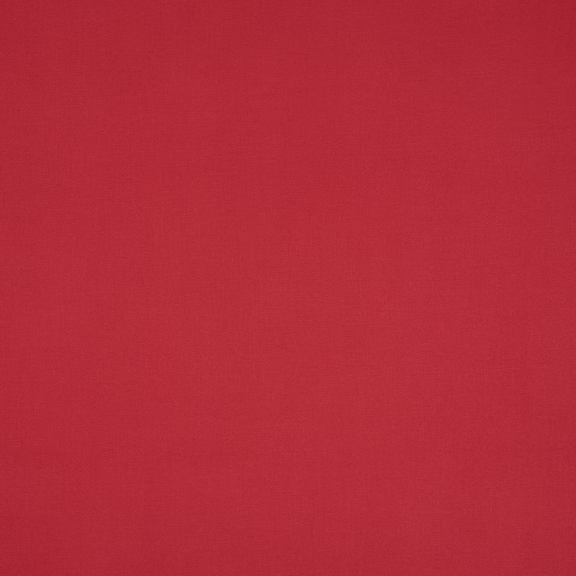 Plain bright garance red cotton swatch with fine matte weave