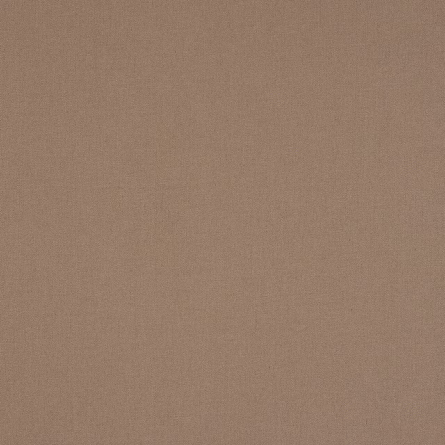 Plain warm taupe cotton swatch with a fine, even woven texture
