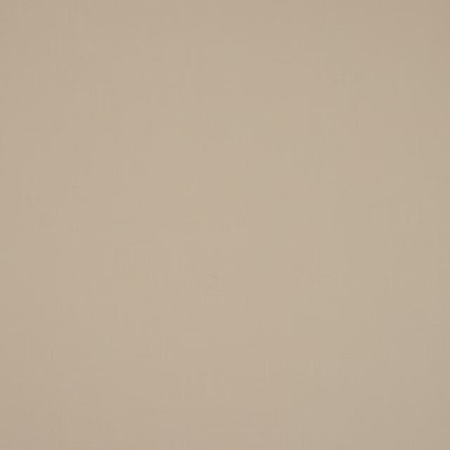 Soft greige-cream plain cotton fabric swatch with fine woven texture