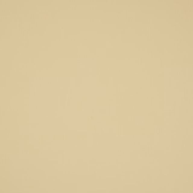 Pale Naples yellow plain cotton fabric swatch with a soft matte finish