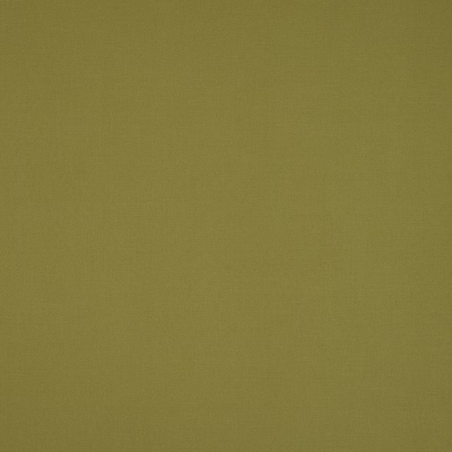Muted kaki olive plain cotton fabric swatch with a soft matte texture