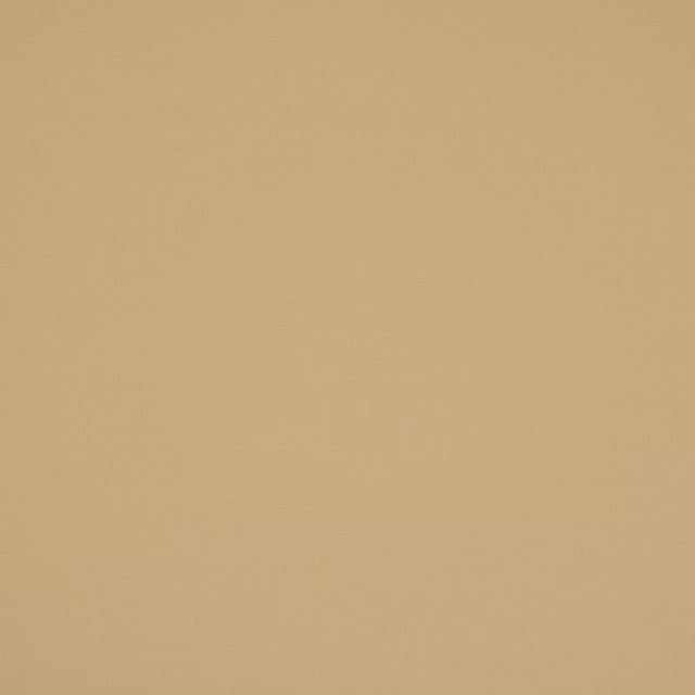 Smooth plain cotton swatch in warm honey beige with a soft matte finish