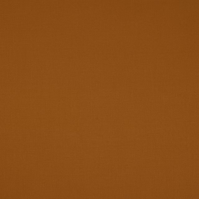 Plain burnished ochre cotton fabric with a fine, even weave