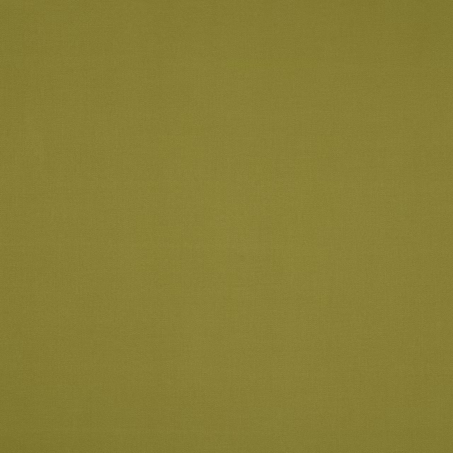 Plain muted olive green cotton fabric swatch with a fine smooth weave