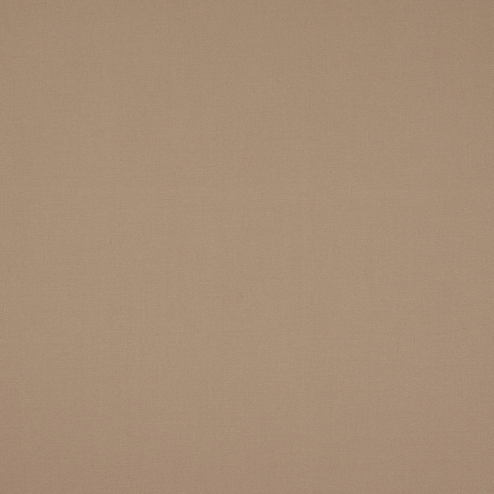 Plain soft taupe cotton fabric swatch with fine even weave