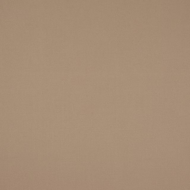 Plain soft taupe cotton fabric swatch with fine even weave