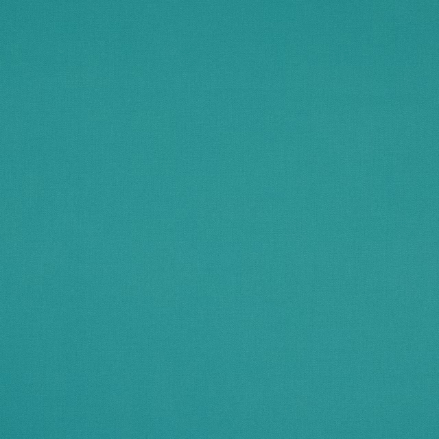 Plain bright aqua-teal cotton fabric with a smooth matte weave