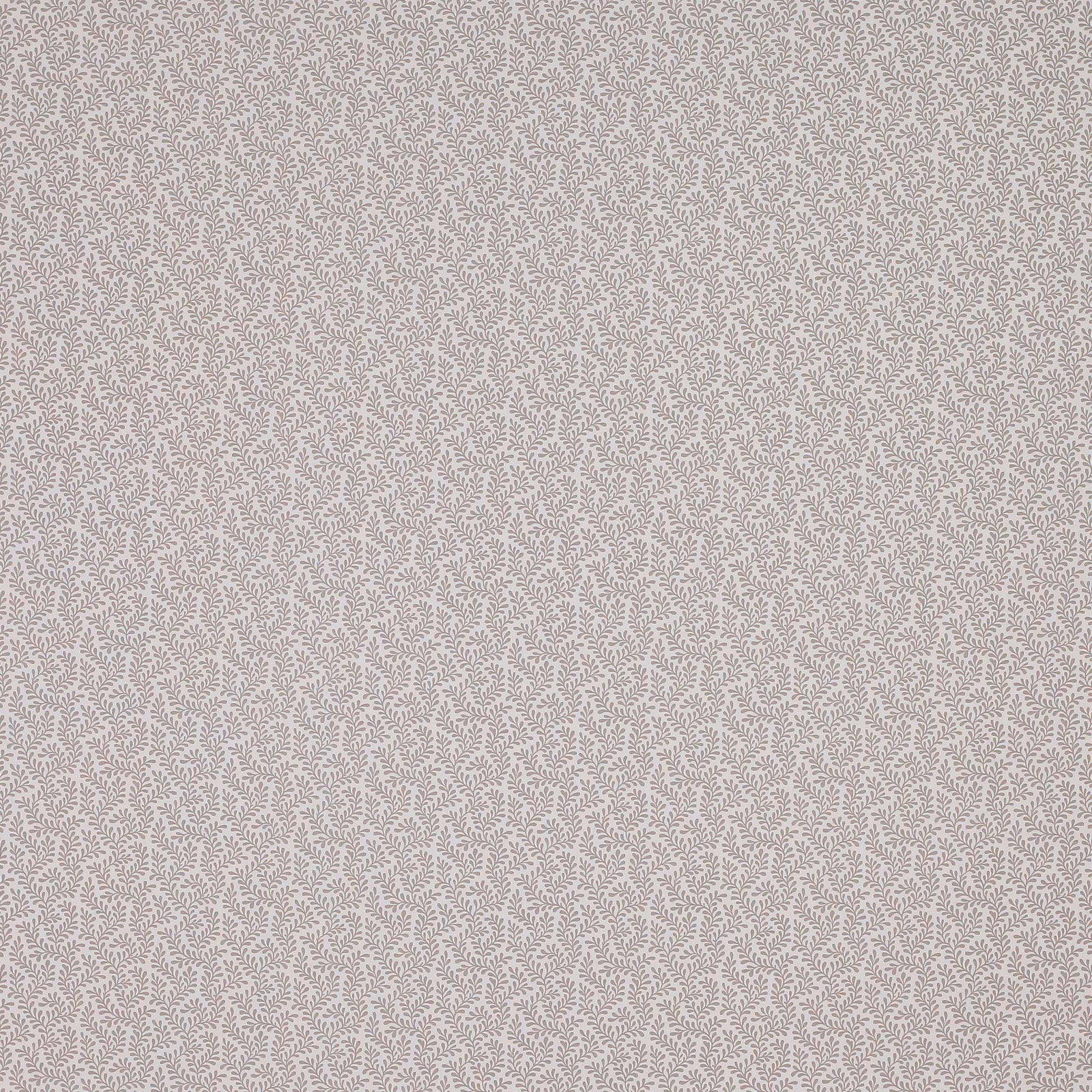 Pale silver-grey floral leaf repeat on a soft natural ground