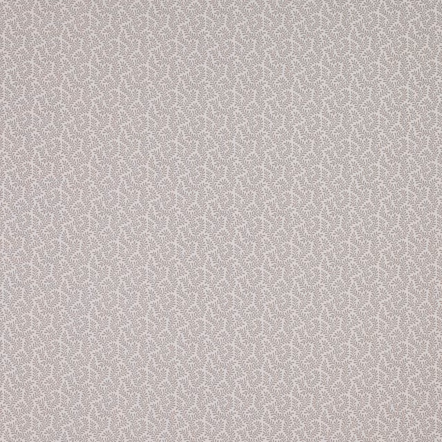 Pale silver-grey floral leaf repeat on a soft natural ground