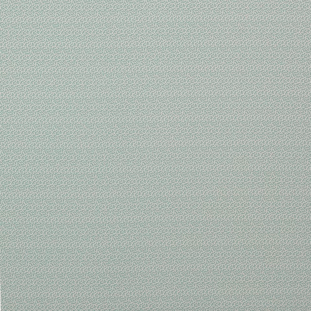 Pale aqua cotton fabric with a tiny speckled all-over pattern