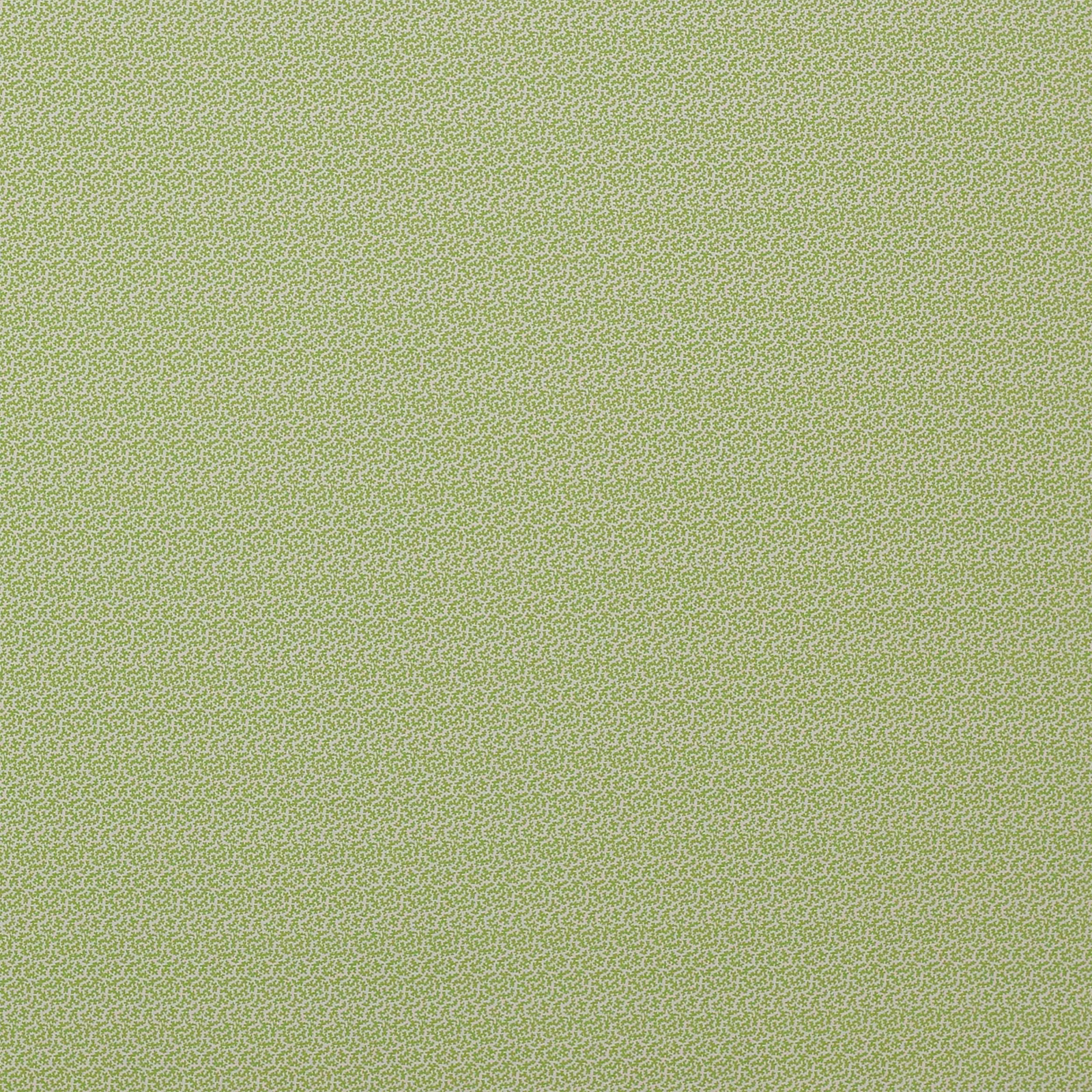 Soft fern-green small-scale speckled woven fabric on a flat swatch