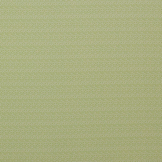 Soft fern-green small-scale speckled woven fabric on a flat swatch