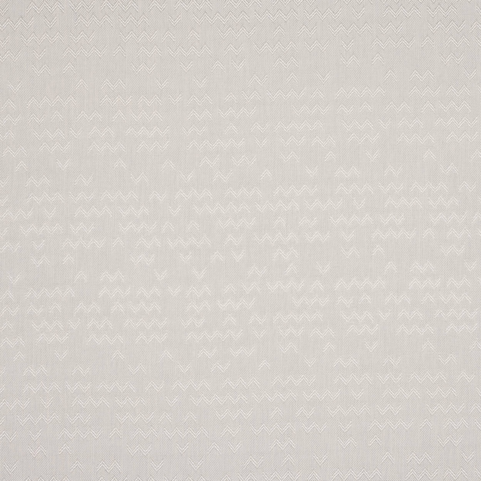 Pale cream woven fabric with small tonal chevron pattern