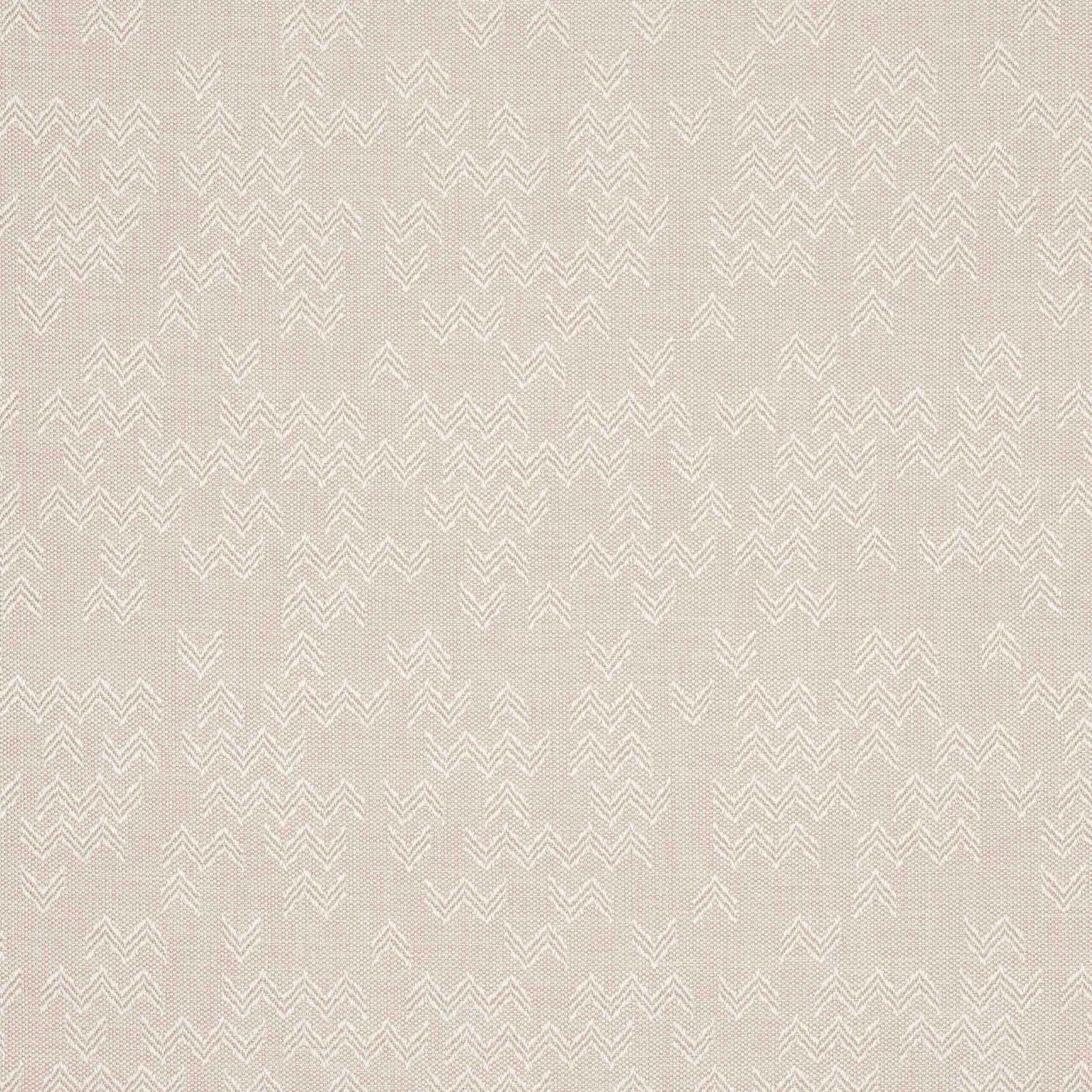 Pale pearl cream fabric with small chevron weave and subtle textured pattern