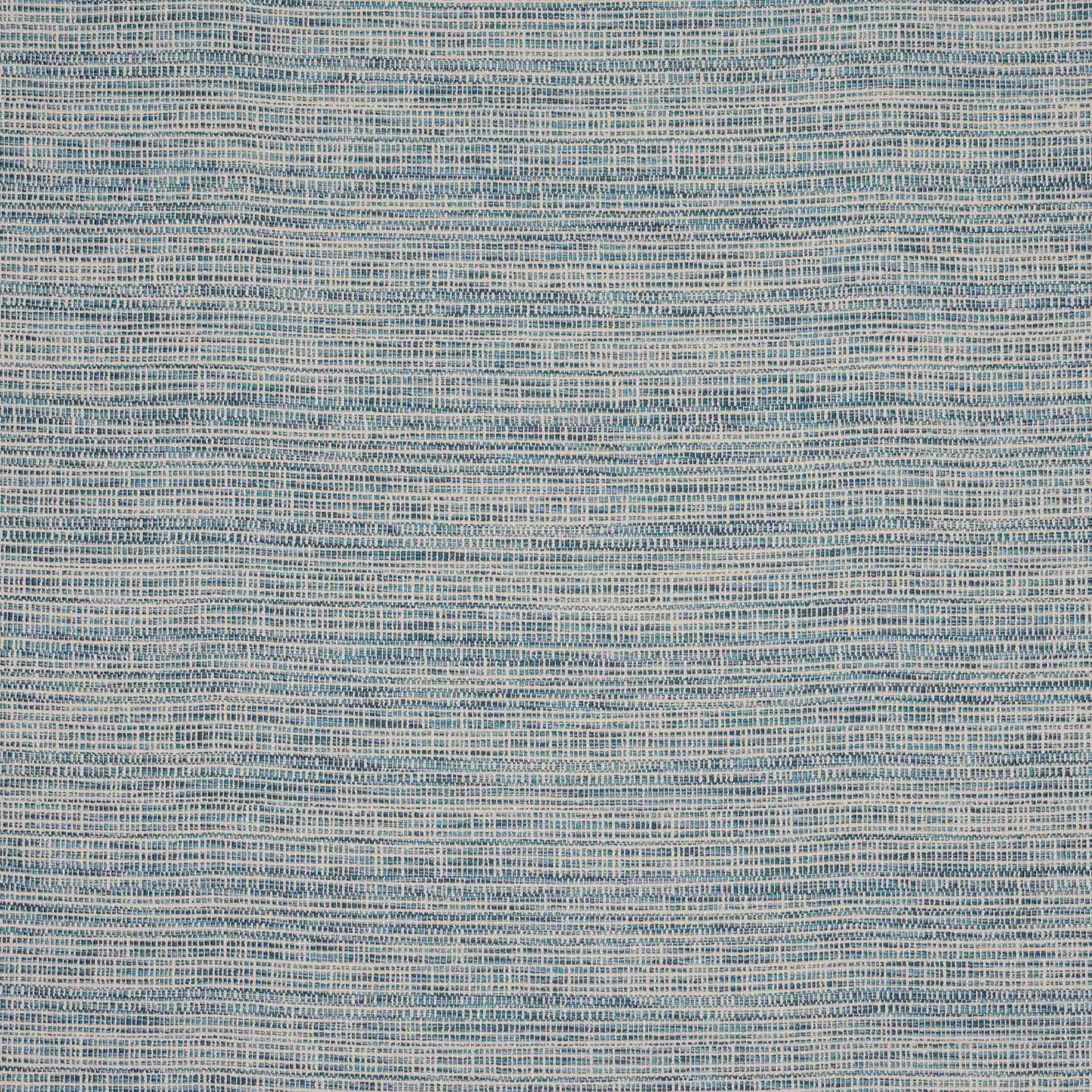 Close-up of a softly textured marine blue woven fabric with pale neutral threads