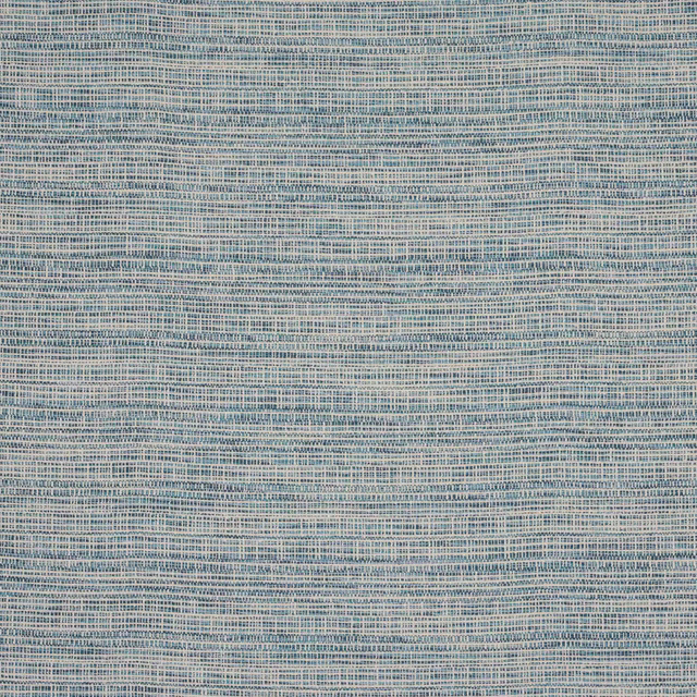 Close-up of a softly textured marine blue woven fabric with pale neutral threads