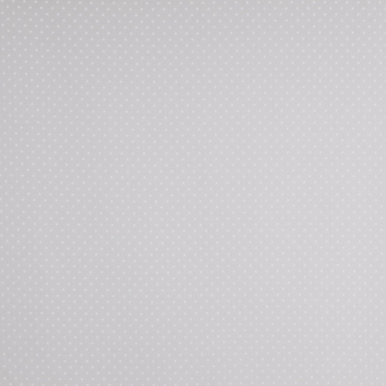 White cotton voile with tiny raised dot repeat and soft sheer texture